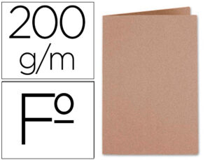 Subcarpeta liderpapel folio kraft 200g/m2