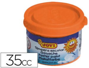 Tempera jovi 35 ml naranja