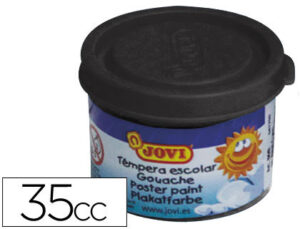 Tempera jovi 35 ml negro