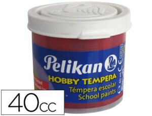 Tempera hobby 40 cc carmin -n.34