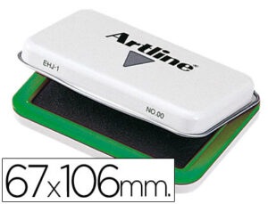 Tampon artline nº1 verde 67×106 mm