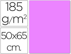 Cartulina guarro lila 50×65 cm 185 gr