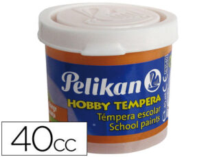 Tempera hobby 40 cc naranja -n.59b