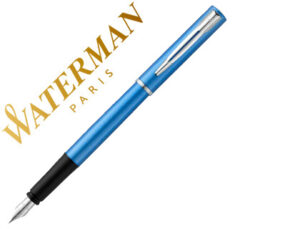 Pluma waterman allure laca azul en estuche de regalo