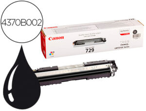 Toner canon 729 bk i-sensys lbp7010c / lbp7018c negro 1.200 pag