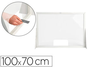 Pantalla de proteccion q-connect carton formato horizontal 100×70 cm