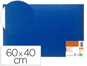 Tablero de anuncios liderpapel fieltro color azul 40×60 cm