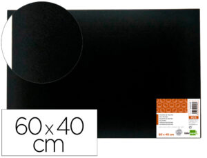 Tablero de anuncios liderpapel fieltro color negro 40×60 cm