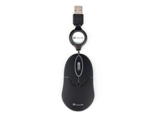 Raton ngs wired sin 1000 dpi retractil 3 botones usb color negro