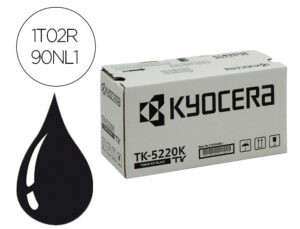 Toner kyocera mita tk-5220k negro ecosys m5521cdw, ecosys m5521cdn 1200 pag