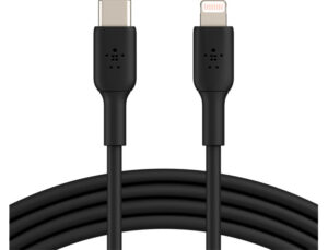 Cable belkin caa003bt1mbk usb-c a lightning boost charge longitud 1 m color negro