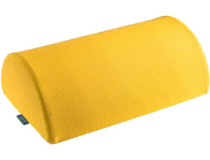 Reposapies de escritorio leitz active ergo cosy color amarillo 260x140x405 mm