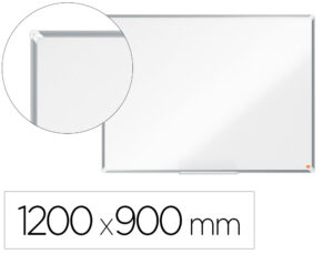 Pizarra blanca nobo premium plus melamina 1200×900 mm