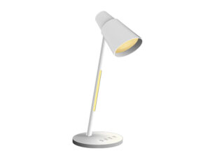 Lampara de oficina q-connect sobremesa abs tactil 6w 32 led 330lm color blanco