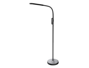 Lampara de suelo q-connect 15w con control remoto altura 146 cm color negro