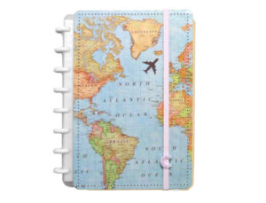 Cuaderno inteligente din a5 ci x gocase mapa mundi 220×155 mm