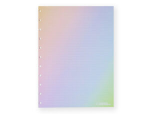 Recambio cuaderno inteligente rainbow grande 280×215 mm rayado horizontal 120 gr