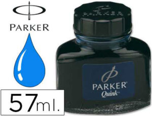 Tinta estilografica parker azul real bote 57 ml