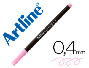 Rotulador artline supreme epfs200 fine liner punta de fibra rosa claro 0,4 mm