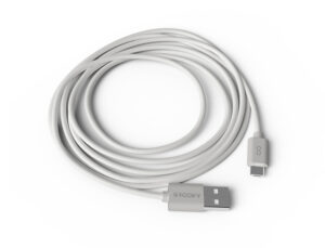 Cable groovy usb-a a micro usb longitud 2 mt color blanco