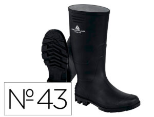 Botas deltaplus de seguridad stone pvc negro suela de tacos talla 43