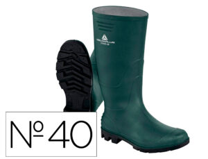 Botas deltaplus de seguridad stone pvc verde suela de tacos talla 40