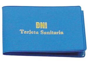 Funda portacarnet seguridad social y dni opaca