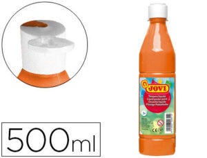 Tempera liquida jovi escolar 500 ml naranja