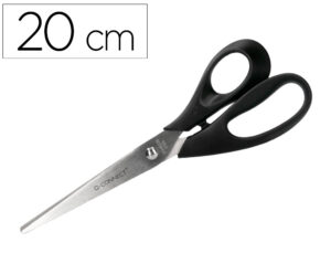 Tijera oficina q-connect inoxidable 8″ 20 cm blister”