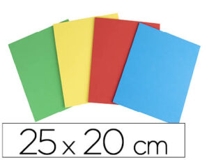 Caucho liderpapel 25×20 cm bolsa de 4 unidades colores surtidos