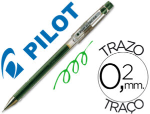 Boligrafo pilot punta aguja g-tec-c4 verde