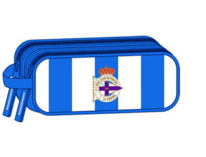 Bolso escolar safta portatodo r.c. deportivo de la coruña doble 210x60x80 mm