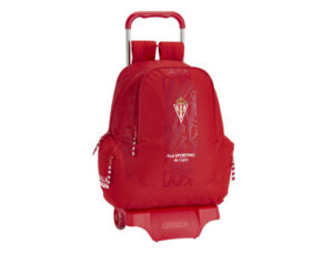 Cartera escolar safta con carro sporting de gijon 320x430x170 mm