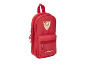 Plumier escolar safta sevilla f.c. mochila con 4 portatodos vacios 120x50x230 mm