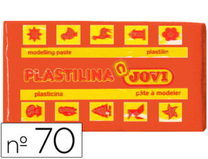 Plastilina jovi 70 naranja -unidad -tamaño pequeño