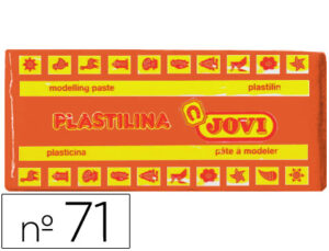 Plastilina jovi 71 naranja -unidad -tamaño mediano