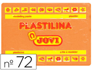 Plastilina jovi 72 naranja -unidad -tamaño grande