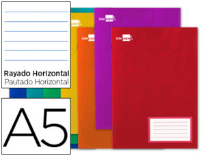 Libreta liderpapel smart a5 32 hojas 60g/m2 horizontal con margen