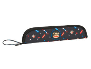 Bolso escolar safta portatodo paul frank “retro gamer”” portaflauta 370x20x80 mm”