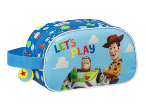 Cartera escolar safta toy story “let s play”” neceser 1 asa adaptable a carro 260x120x150 mm”