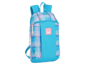 Cartera escolar safta united colors of benetton tartan mini mochila 220x100x390 mm