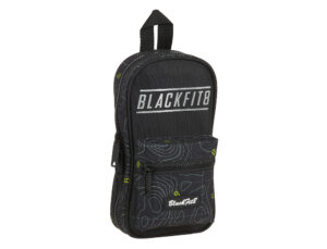 Plumier escolar safta blackfit8 topography mochila con 4 portatodos vacios 120x50x230 mm