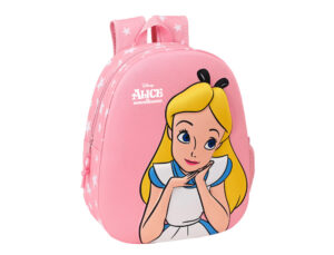 Cartera escolar safta disney classics alicia mochila guarderia adaptable a carro 270x100x320 mm