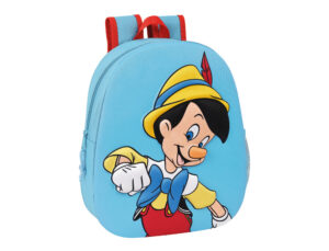 Cartera escolar safta disney classics pinocho mochila guarderia adaptable a carro 270x100x320 mm