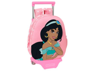 Cartera escolar safta disney classics jasmine con carro 270x100x320 mm