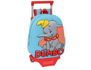 Cartera escolar safta disney classics dumbo con carro 270x100x320 mm