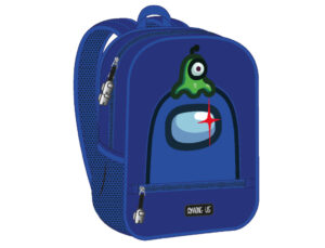 Cartera escolar safta mochila adaptable a carro among us azul 300x140x400 mm