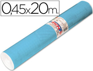 Rollo adhesivo aironfix unicolor azul mate claro 67013rollo de 20 mt