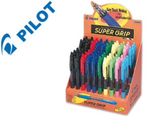 Boligrafo pilot super grip expositor de 60 unidades