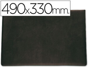 Vade sobremesa saro lujo 710 negro 490×330 cm